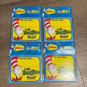 Dr. Seuss Yellow Cat in the Hat Decor Set